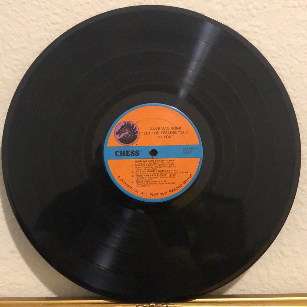 Dave Van Ronk Songs For Ageing Children Vinyl Lp '73